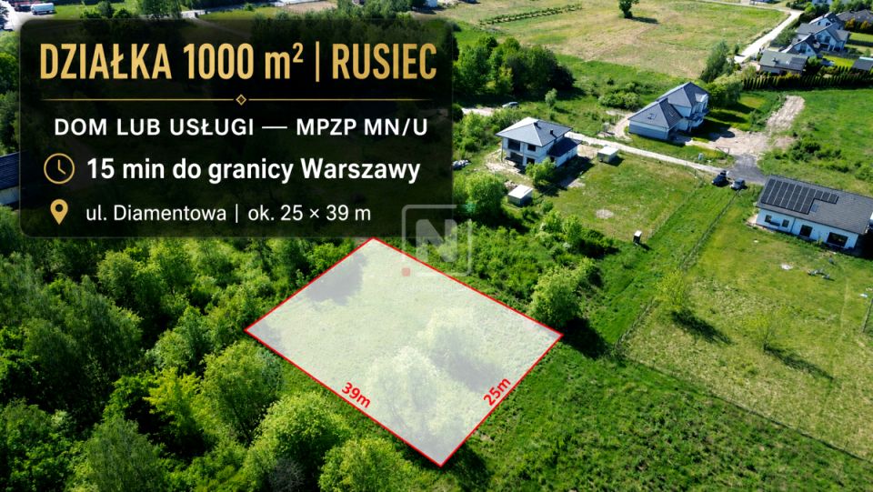 Działka budowlana Rusiec