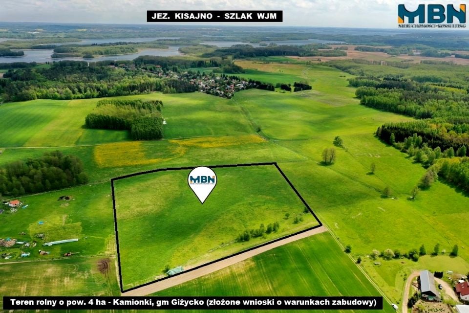 Działka przy lesie
