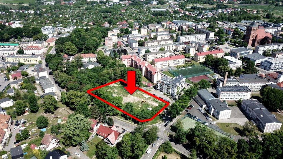Działka usługowa Choszczno