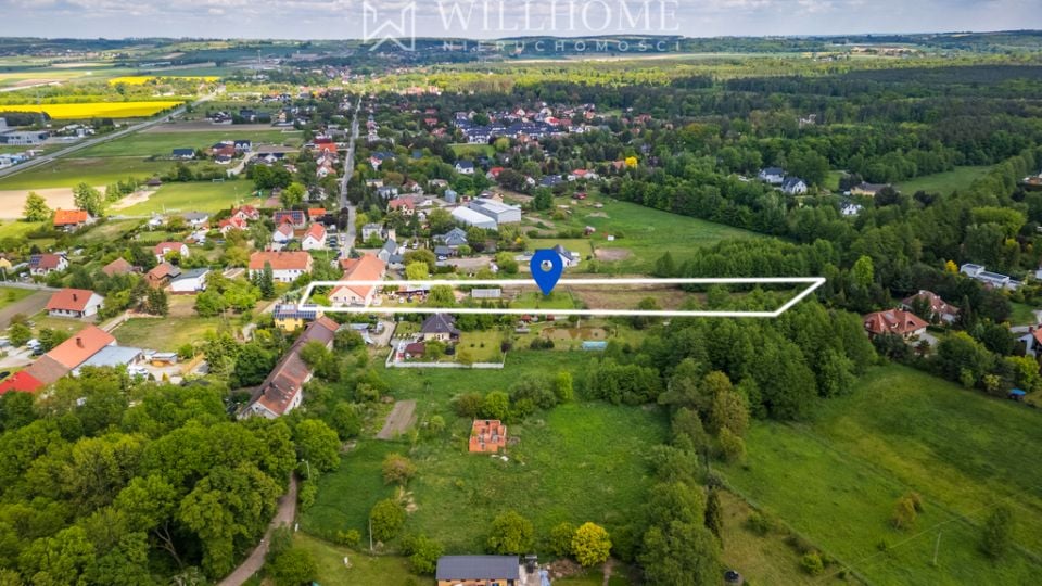 Ogrodzona działka sprzedam