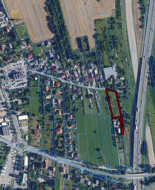 Działka usługowa Kraków