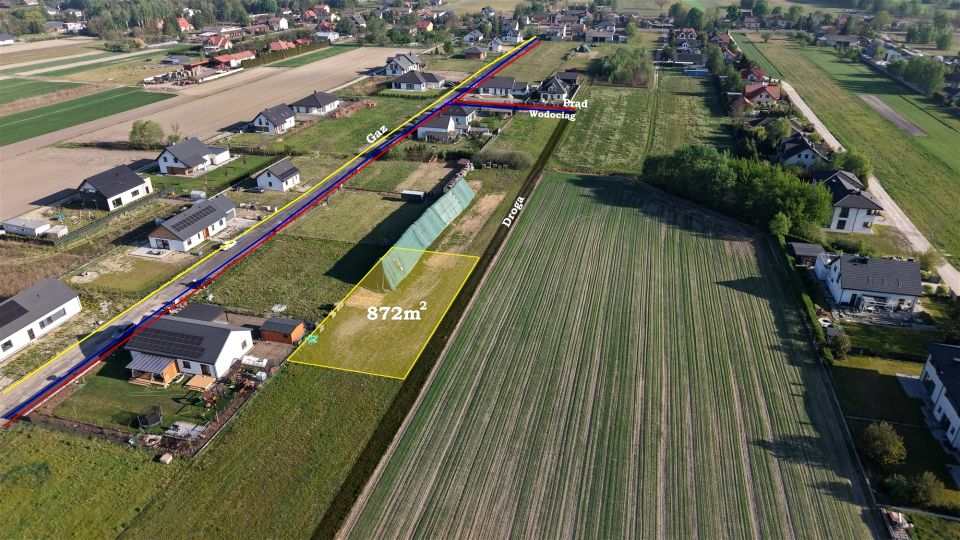 Działka budowlana Zaborówek