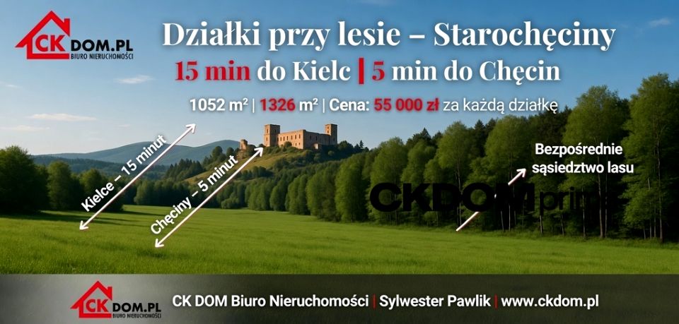 Działka Starochęciny
