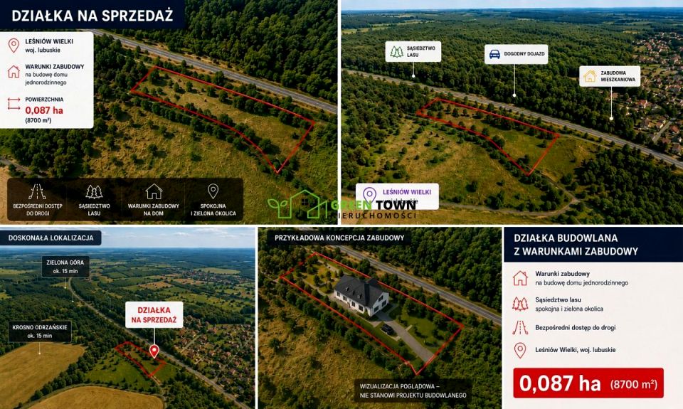 Działka Leśniów Wielki
