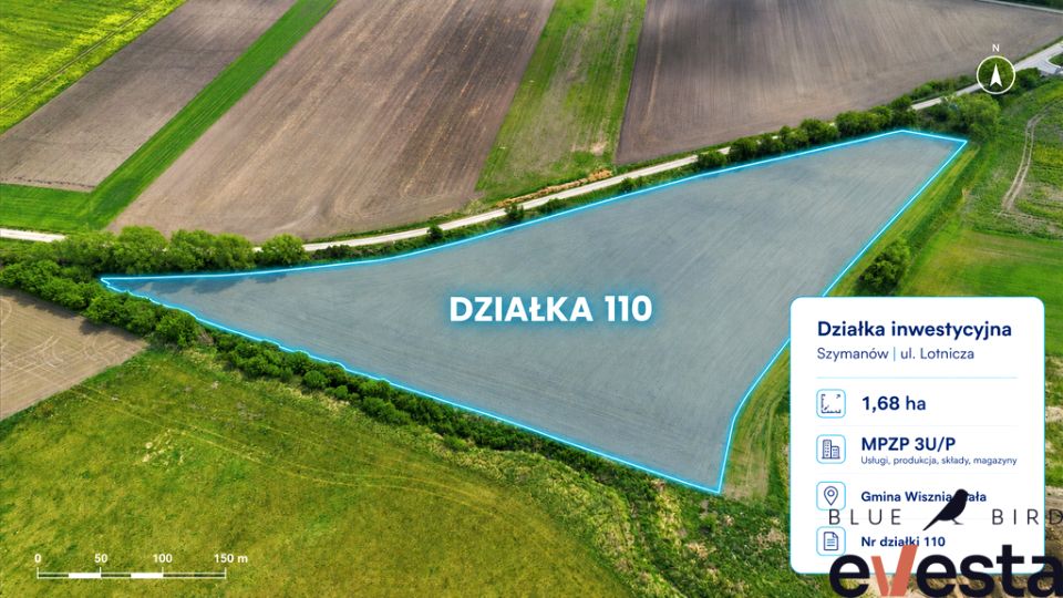 Działka inwestycyjna Szymanów