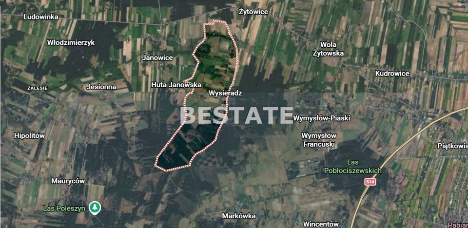 Działka rolna Wysieradz