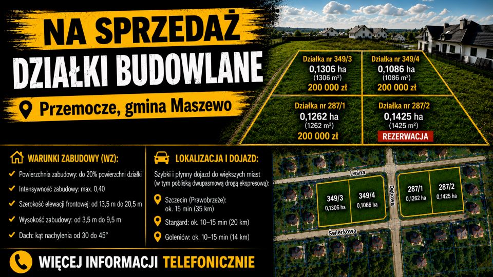 Działka Przemocze