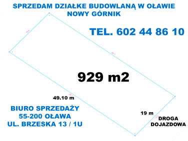 Działka budowlana Oława