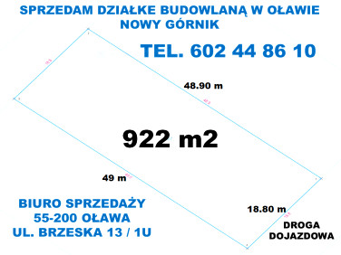Działka budowlana Oława