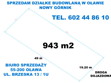 Działka budowlana Oława