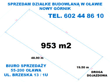 Działka budowlana Oława