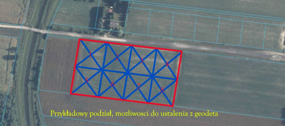 Działka rekreacyjna Krasne
