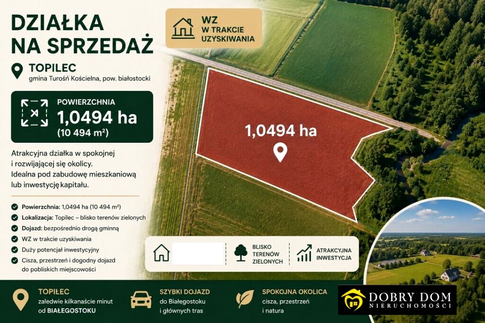 Działka Topilec