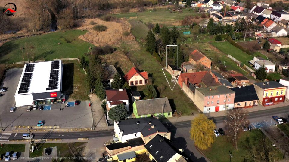 Działka usługowa Gębice