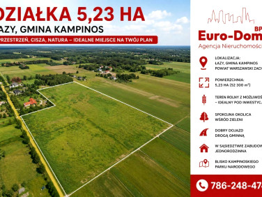 Działka inwestycyjna Łazy