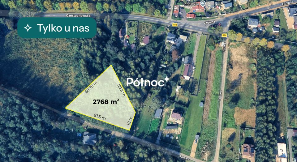 Działka budowlana Kalej