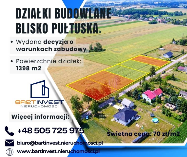 Działka budowlana Kozłówka