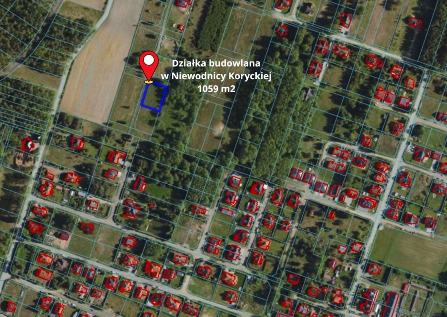Działka budowlana Niewodnica Korycka