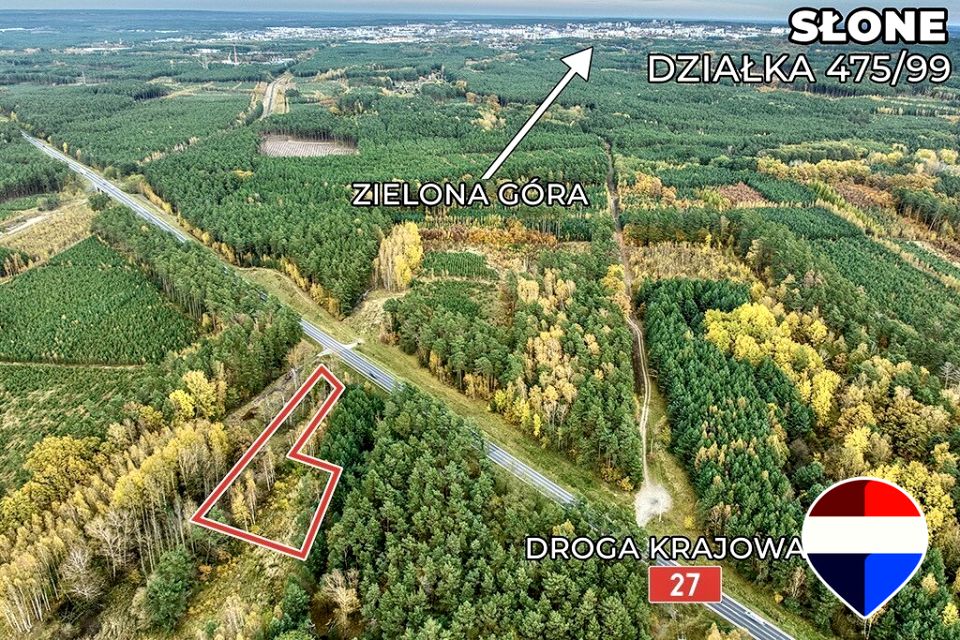 Działka usługowa Słone