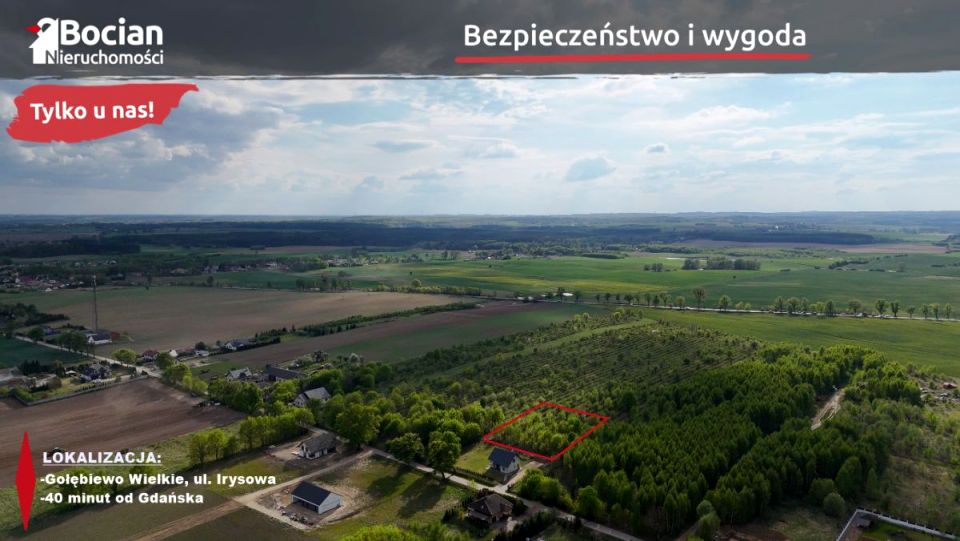 Działka budowlana Gołębiewo Wielkie