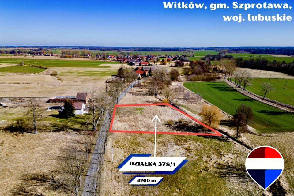 Działka rolna Witków