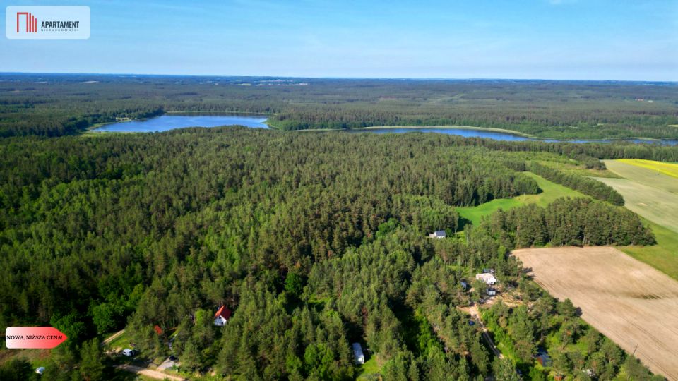 Działka nad jeziorem