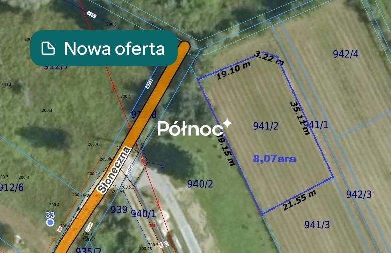 Działka budowlana Krzeczów