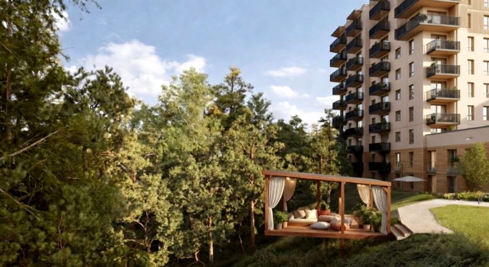 Mieszkanie apartamentowiec przy lesie