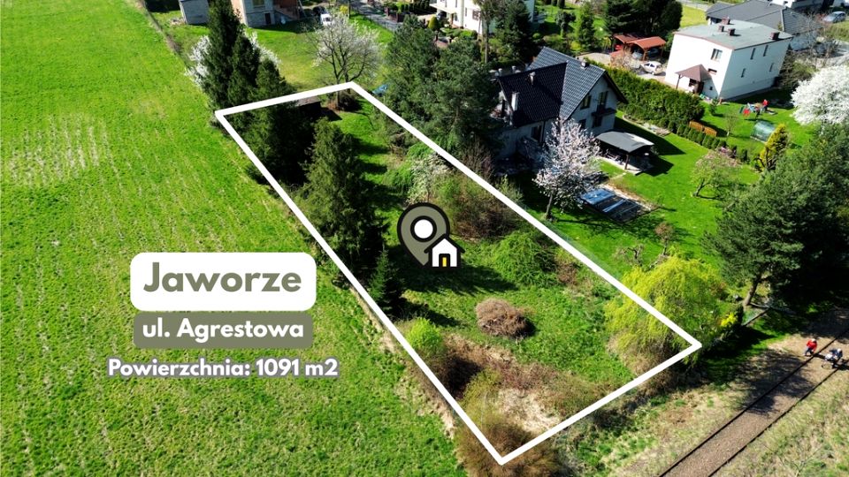 Ogrodzona działka sprzedam