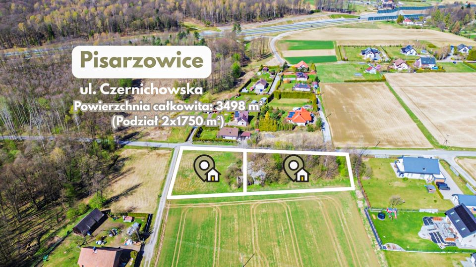 Działka budowlana Pisarzowice