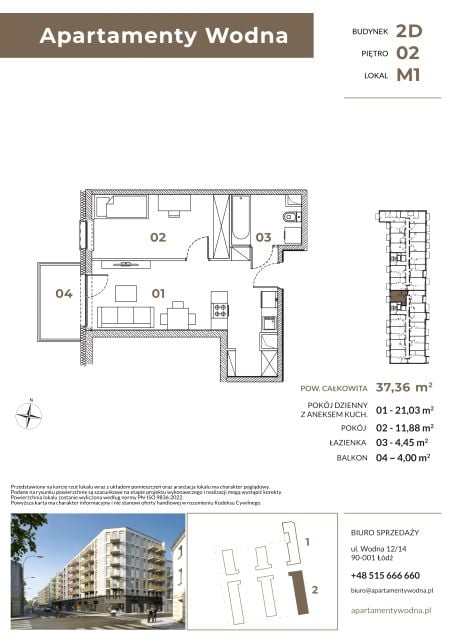 Mieszkanie na sprzedaż, 2 pokoje, 37 m², Stary Widzew Łódź