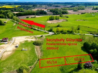 Działka budowlana Szczybały Giżyckie