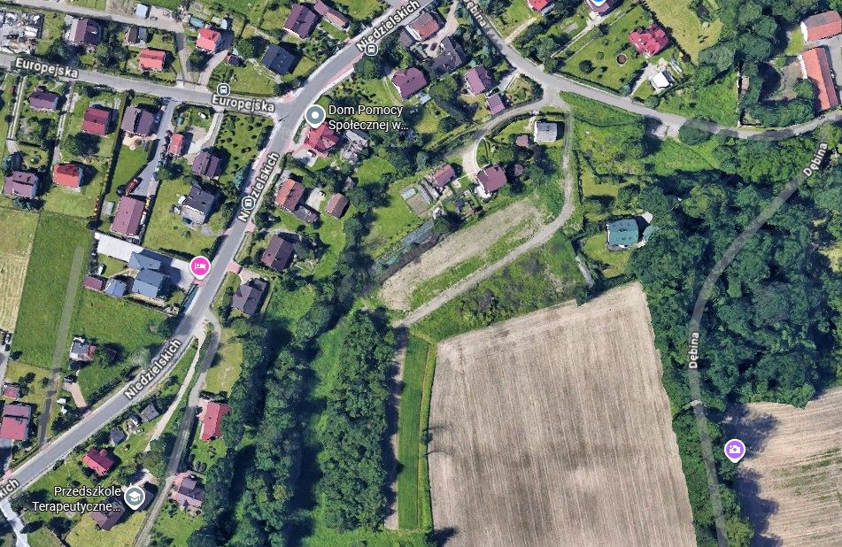 Działka inwestycyjna Śledziejowice