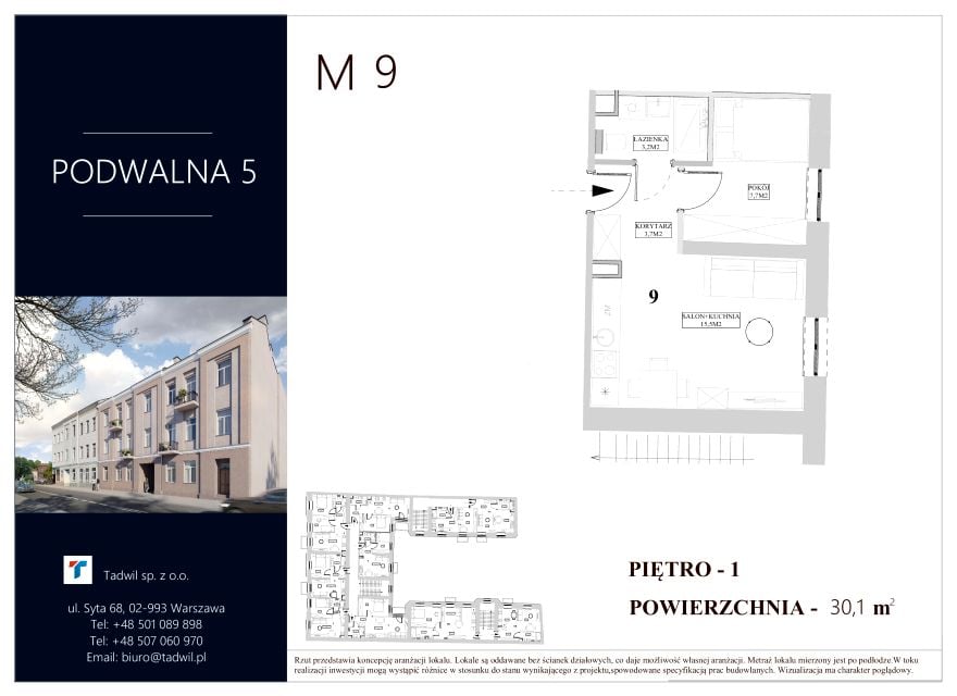 Mieszkanie Śródmieście, ul. Podwalna 5