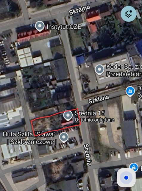 Działka inwestycyjna Kielce