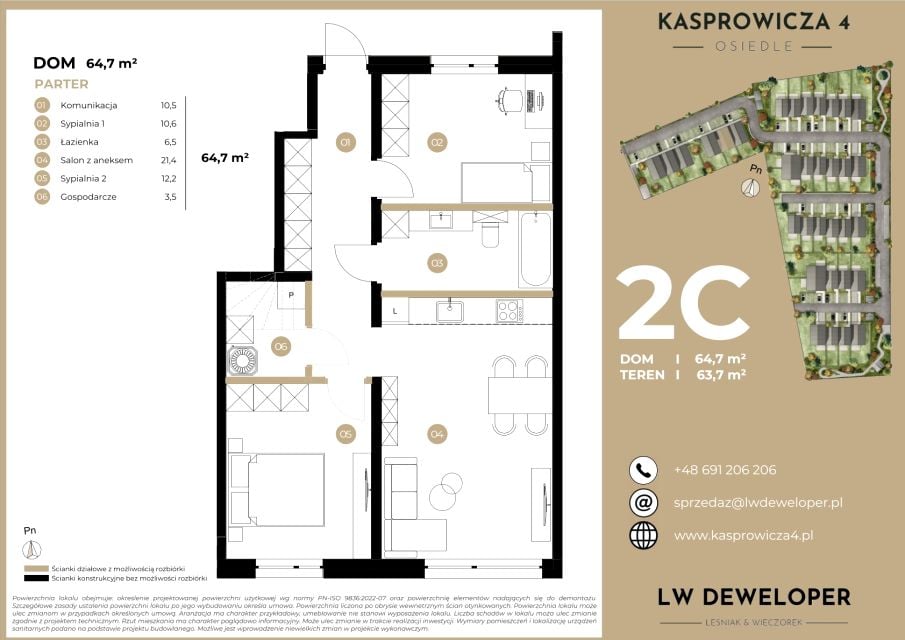 Mieszkanie Nowosolna, ul. Kasprowicza 4