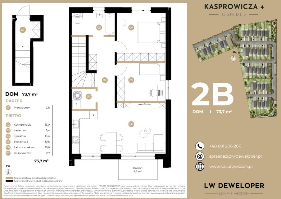 Mieszkanie Nowosolna, ul. Kasprowicza 4
