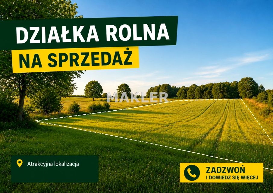 Działka rolna Dobrcz