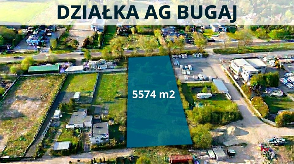 Działka usługowa Bugaj