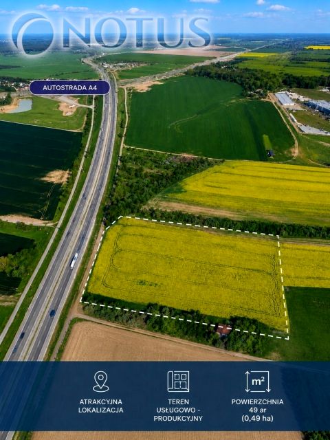 Działka usługowa Kraków