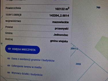 Działka rolno-leśna Budy Rządowe