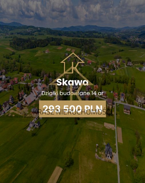 Działka budowlana Skawa
