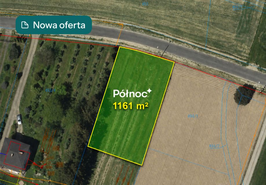 Działka budowlana Sporniak