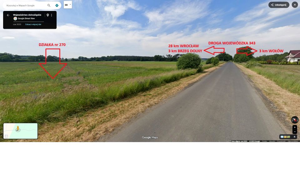 Działka inwestycyjna Żerków