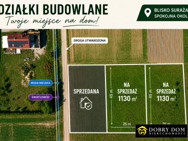 Działka budowlana Suraż