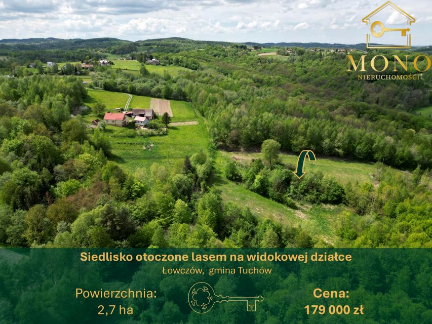 Działka budowlano-rolna Łowczów
