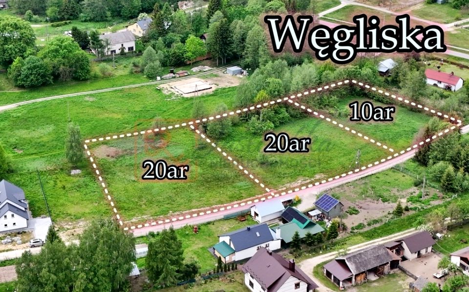 Działka budowlana Węgliska