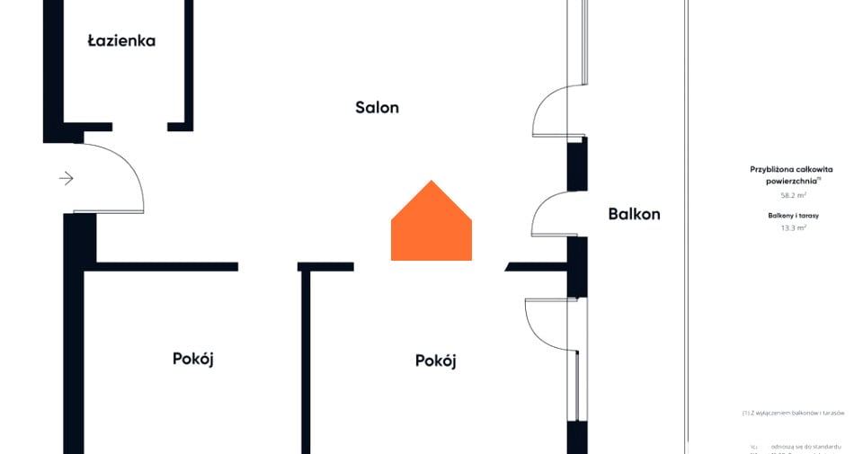 Apartament, ul. Bielawska
