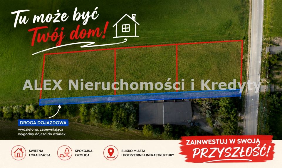Działka budowlana Gliniak