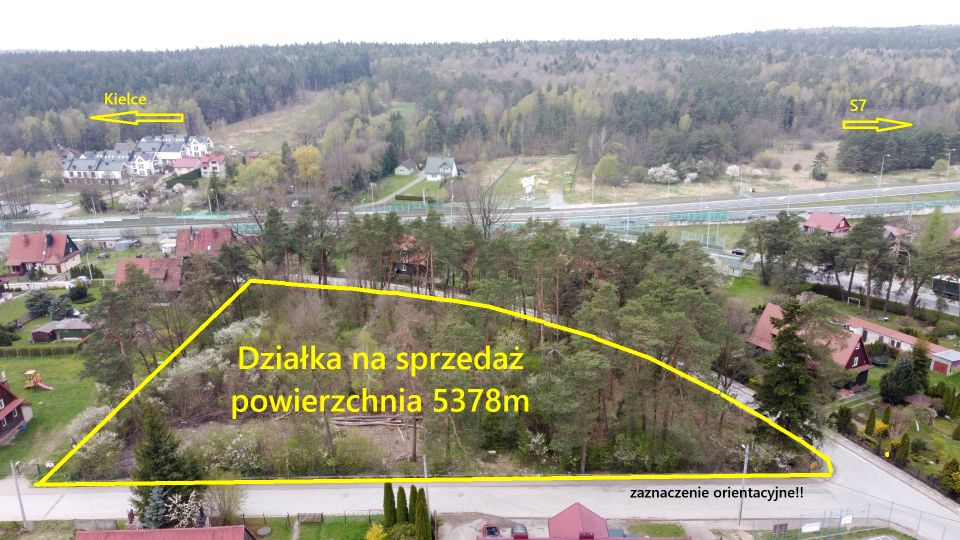 Działka inwestycyjna Wiśniówka